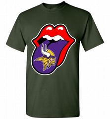 Minnesota Vikings  x The Rolling Stones Logo Shirt - zezetee