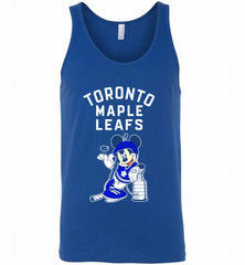 MICKEY TORONTO MAPLE LEAFS WITH THE STANLEY CUP HOCKEY NHL Tank - zezetee