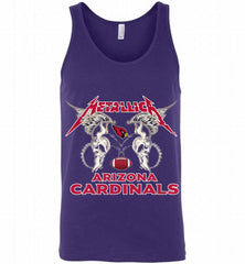 Metallica Arizona Cardinals Logo Tank - zezetee