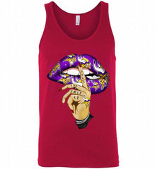 NFL Vikings Lip Shut The Fuck Up Tank - zezetee