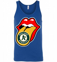 Oakland Athletics  x The Rolling Stones Logo Tank - zezetee
