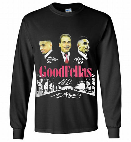 GOODFELLAS TUA TAGOVAILOA NICK SABAN JALEN HURTS ROLL TIDE Gildan Long Shirt - zezetee