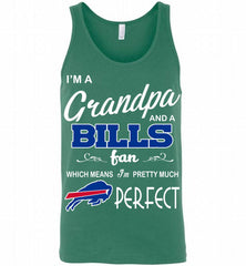 I'M A Grandpa And A Buffalo Bills Pretty Much Perfect Tank - zezetee