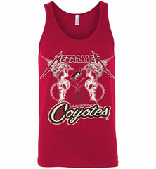 Metallica Arizona Coyotes Logo Tank - zezetee