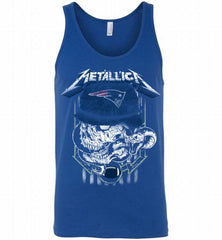 Metallica Skull Snake New England Patriots Tank - zezetee