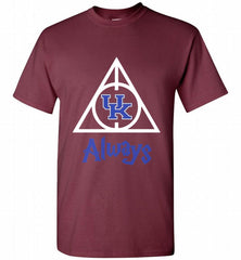 KENTUCKY WILDCATS DEATHLY HALLOWS ALWAYS GIFT Shirt - zezetee