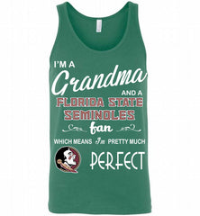 I'M A Grandma And A Florida State Seminoles Fan Tank - zezetee
