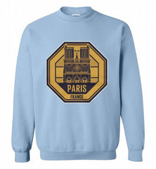 Pray For Paris Notre Dame Cathedral Fire 2019 Unisex Softstyle T-Shirt with Tear Away Label Notre-dame de Paris Crewneck Sweatshirt - zezetee