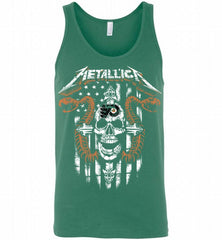 Metallica Snake Skull Philadelphia Flyers Logo Tank - zezetee