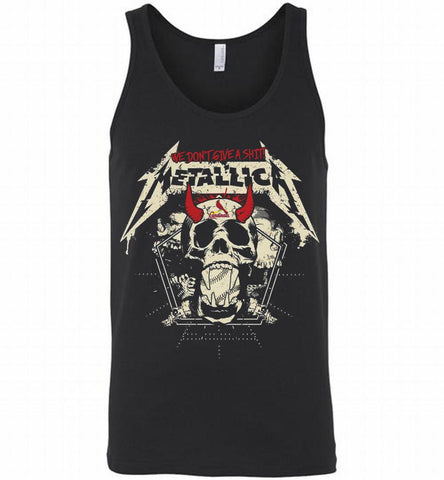 Metallica We Don't Give A Shit St Louis Cardinals Tank - zezetee