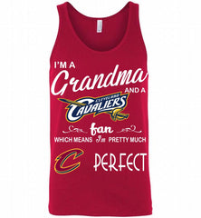 I'M A Grandma And A Cleveland Cavaliers Fans Perfect Tank - zezetee