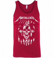 Metallica Snake Skull Miami Heat Logo Tank - zezetee
