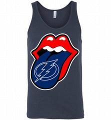 Tampa Bay Lightning  x The Rolling Stones Logo Tank - zezetee