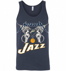 Metallica Utah Jazz Logo Tank - zezetee