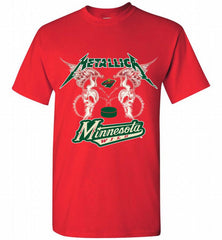 Metallica Minnesota Wild Logo Shirt - zezetee
