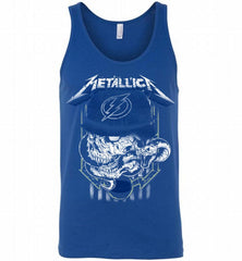 Metallica Skull Snake Tampa Bay Lightning Tank - zezetee