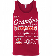 I'M A Grandpa And A Tampa Bay Buccaneers Pretty Much Perfect Tank - zezetee
