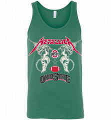 Metallica Ohio State Buckeyes Logo Tank - zezetee