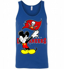 Disney Mickey Mouse Dabbing Tampa Bay Buccaneers Tank - zezetee