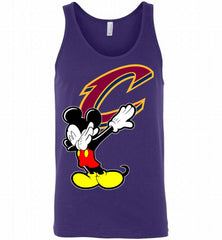 Disney Mickey Mouse Dabbing Cleveland Cavaliers Tank - zezetee