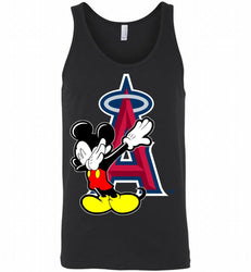 Disney Mickey Mouse Dabbing Los Angeles Angels Tank
