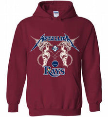 Metallica Tampa Bay Rays Logo Hoodie - zezetee