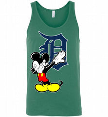 Disney Mickey Mouse Dabbing Detroit Tigers Tank - zezetee