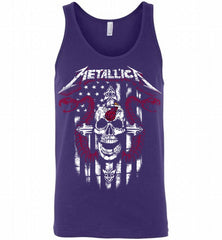 Metallica Snake Skull Miami Heat Logo Tank - zezetee