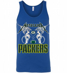 Metallica Green Bay Packers Logo Tank - zezetee