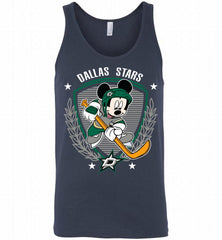 NHL Hockey Mickey Mouse Dallas Stars Disney Tank - zezetee