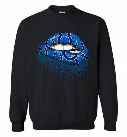 Lip Indianapolis Colts Football Crewneck Sweatshirt - zezetee