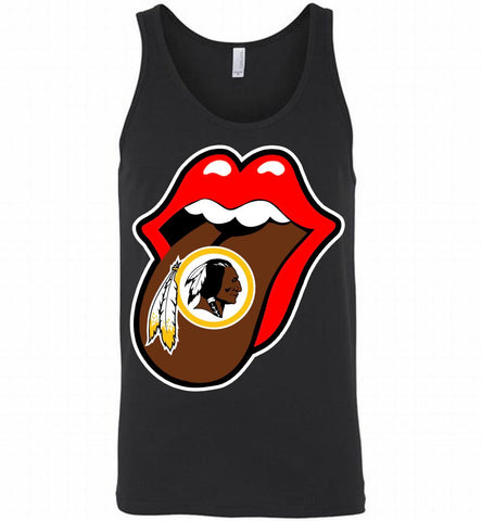 Washington Redskins  x The Rolling Stones Logo Tank - zezetee