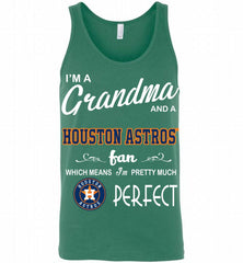 I'M A Grandma And A Houston Astros Fans Gift Tank - zezetee