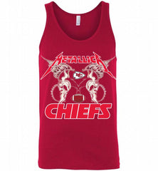 Metallica Kansas City Chiefs Logo Tank - zezetee