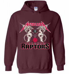 Metallica Toronto Raptors Logo Hoodie - zezetee