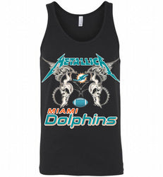 Metallica Miami Dolphins Logo Tank
