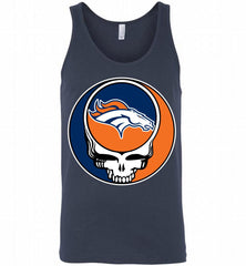 Denver Boise State Broncos Grateful Dead Logo Band Tank - zezetee