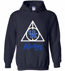 KENTUCKY WILDCATS DEATHLY HALLOWS ALWAYS GIFT Hoodie - zezetee