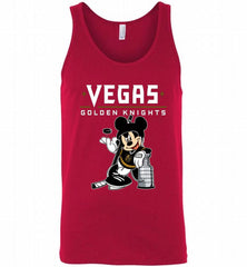 MICKEY VEGAS GOLDEN KNIGHTS WITH THE STANLEY CUP HOCKEY NHL Tank - zezetee
