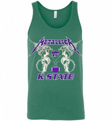 Metallica Kansas State Wildcats Logo Tank - zezetee