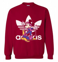 ADIDAS SKI MINNIE MOUSE DISNEY SPORTS Crewneck Sweatshirt - zezetee