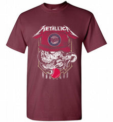 Metallica Skull Minnesota Twins Logo Shirt - zezetee