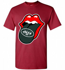 New York Jets  x The Rolling Stones Logo Shirt - zezetee