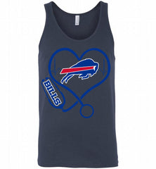 Nurse Heartbeat Buffalo Bills Tank - zezetee
