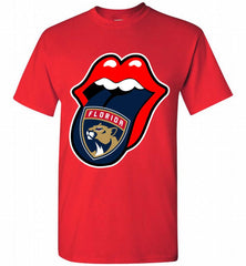 Florida Panthers  x The Rolling Stones Logo Shirt - zezetee