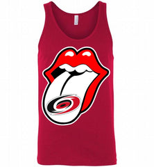 Carolina Hurricanes  x The Rolling Stones Logo Tank - zezetee