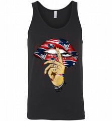 NFL New England Patriots Lip Shut The Fuck Up Tank - zezetee