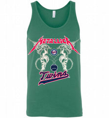 Metallica Minnesota Twins Logo Tank - zezetee