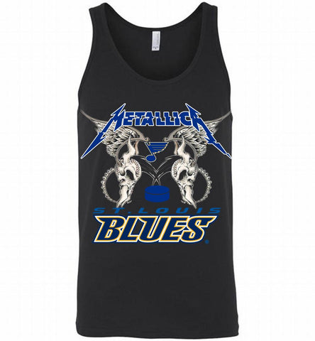 Metallica St Louis Blues Logo Tank - zezetee