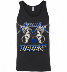 Metallica St Louis Blues Logo Tank - zezetee
